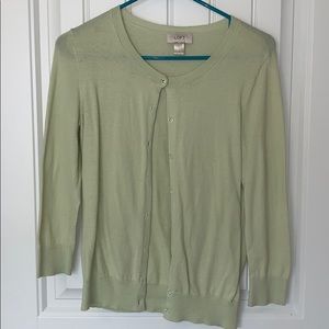 Light Green Loft Cardigan